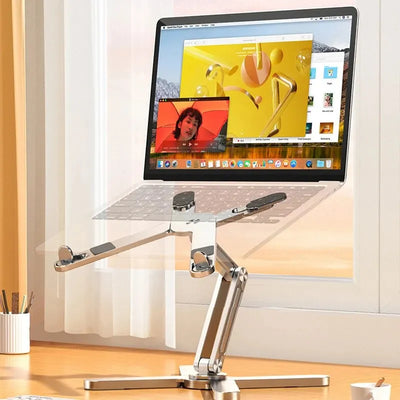 Support ordinateur portable ergonomique réglable – Rotation 360°