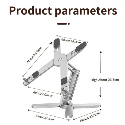 Support ordinateur portable ergonomique réglable – Rotation 360°