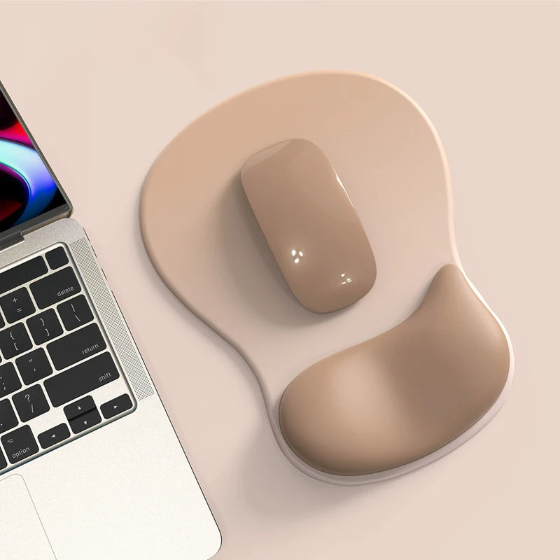 Tapis de souris ergonomique avec repose-poignet en gel – Anti-douleur
