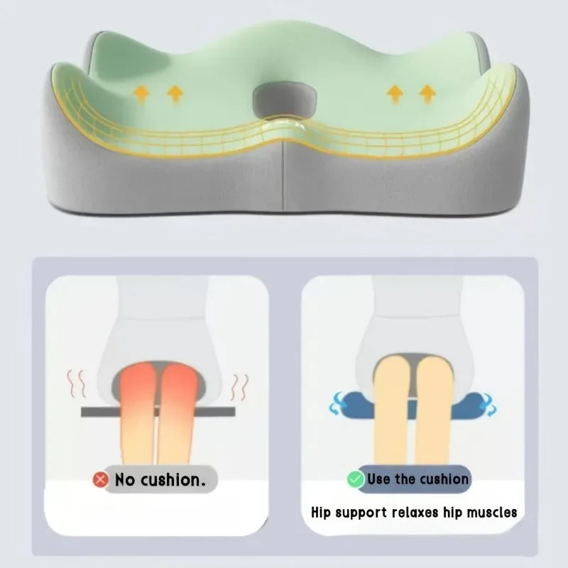 Coussin lombaire ergonomique mémoire de forme – Correcteur de posture