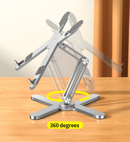 Support ordinateur portable ergonomique réglable – Rotation 360°