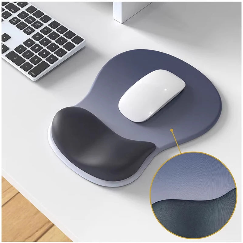 Tapis de souris ergonomique avec repose-poignet en gel – Anti-douleur
